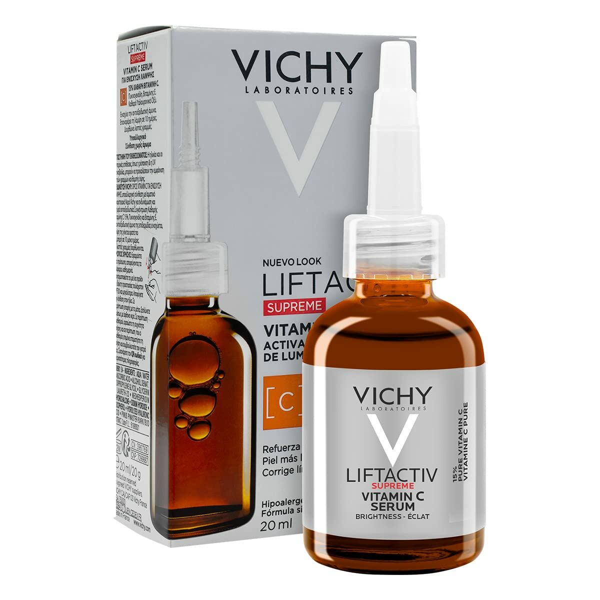 Privilegium Kænguru servitrice Facial Serum Vichy Liftactiv Supreme Vitamin C (20 ml) – Bricini Cosmetics