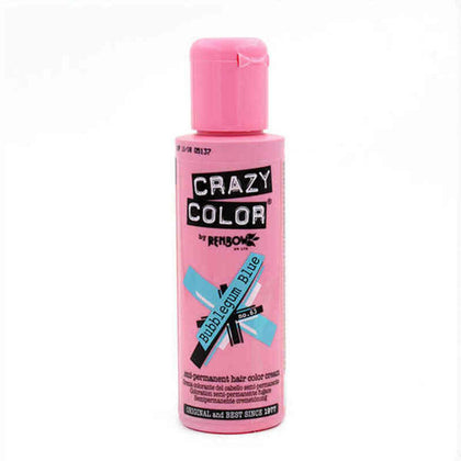 Semi-permanent Colourant Crazy Color 002281 Nº 63 Bubblegum Blue (100 ml)