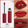Liquid lipstick L'Oreal Make Up Infaillible Matte Resistance True Romance Nº 420 Nº 420-Le Rouge Paris Nº 420-True Romance (1 Un