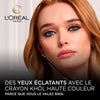 Eye Pencil L'Oreal Make Up HAUTE COULEUR Black (1 Unit)