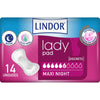 Incontinence Sanitary Pad Lindor Lady Pad Maxi Night 14 Units