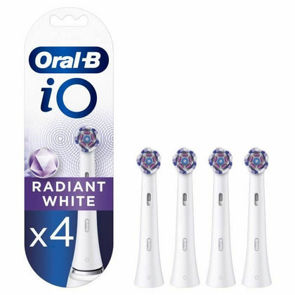 Replacement Head Oral-B iO White Black 4 Units