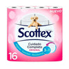 Toilet Roll Scottex Original White 16 Pieces (6 Units)