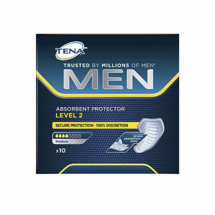 Normal sanitary pads without wings Tena Tena Men Level 10 Units