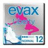 Normal Sanitary Pads with Wings Evax Liberty