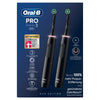 Electric Toothbrush Oral-B Pro 3 3900 Black (2 Units)