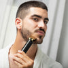 Pack Hipster Barber Beard Template for Shaving and Professional Rechargeable Hair Clipper with Accessories InnovaGoods