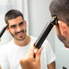 Pack Hipster Barber Beard Template for Shaving and Professional Rechargeable Hair Clipper with Accessories InnovaGoods