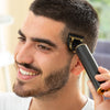 Pack Hipster Barber Beard Template for Shaving and Professional Rechargeable Hair Clipper with Accessories InnovaGoods