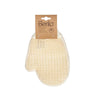 Exfoliating Mitt Berilo White Beige (12 Units)