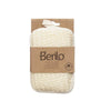 Body Sponge Berilo White Beige 11 x 16,5 x 3 cm (12 Units)