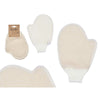 Exfoliating Mitt Berilo White Beige (12 Units)
