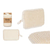 Body Sponge Berilo White Beige 11 x 16,5 x 2 cm (12 Units)