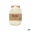 Exfoliating Mitt Berilo White Beige (12 Units)