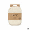 Exfoliating Mitt Berilo White Beige (12 Units)