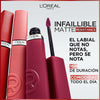 Liquid lipstick L'Oreal Make Up Infaillible Matte Resistance Nº 120 Nº 120-Major Crush (1 Unit)