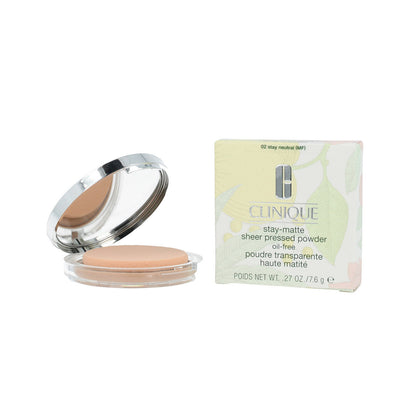 Compact Powders Clinique Stay-Matte Nº 02 Stay Neutral 7,6 g