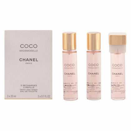 Women's Perfume Coco Mademoiselle Chanel EDT 3 x 20 ml 20 ml 60 ml