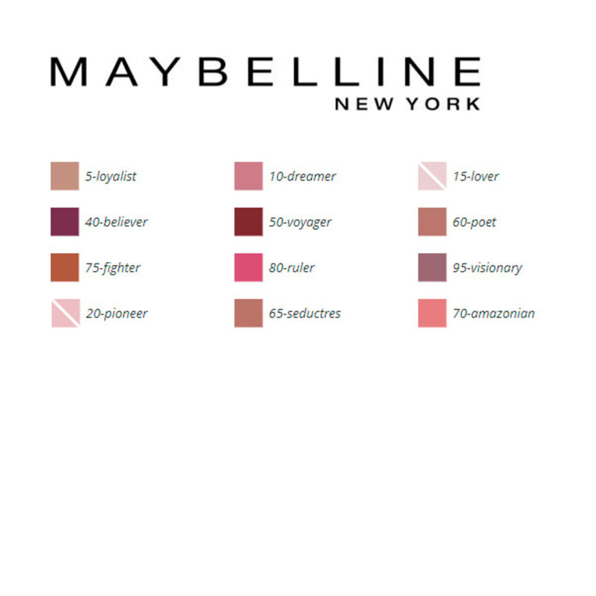 Lipstick Superstay Matte Maybelline
