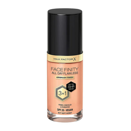 Crème Make-up Base Max Factor Facefinity Nº 77 Soft honey 30 ml
