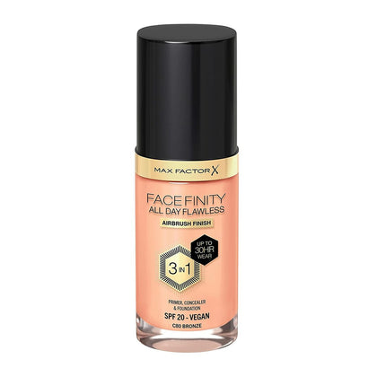Crème Make-up Base Max Factor Facefinity 3-in-1 Spf 20 Nº 80 Bronze 30 ml