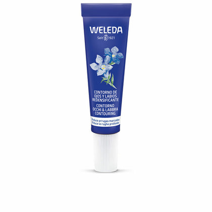 Anti-ageing Cream for the Eye and Lip Contour Weleda Blue Gentian and Edelweiss 10 ml Redensifying