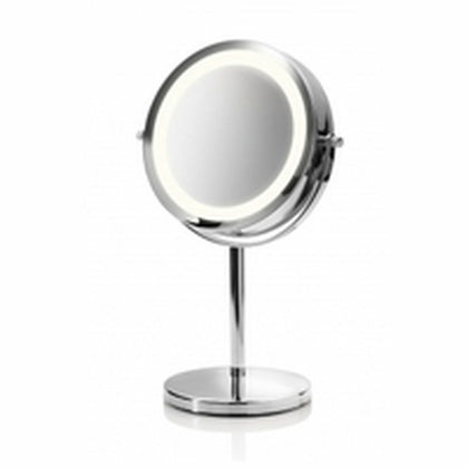 Magnifying Mirror Medisana 88550 Chrome Metal Stainless steel Foot support LED Light