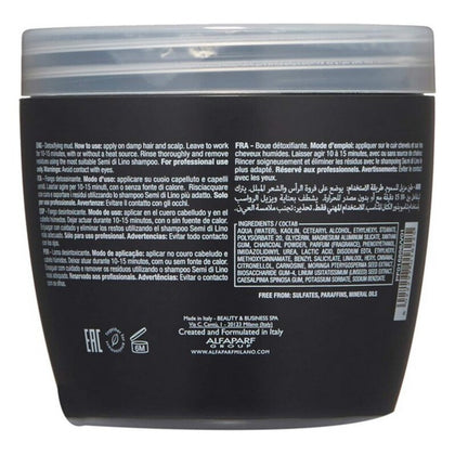 Hair Mask Semi Di Lino Sublime Detoxifying Mud Alfaparf Milano Semi Di 500 ml (500 ml)