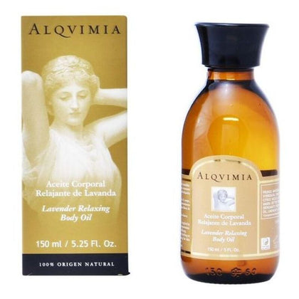 Relaxing Body Oil Lavender Oil Alqvimia (150 ml)