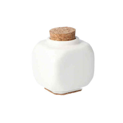 Container Eurostil White Ceramic Cork
