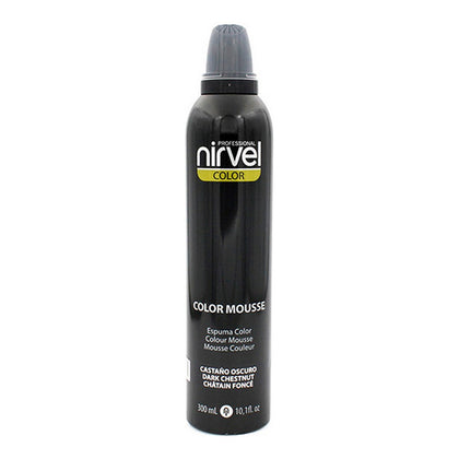 Volumising Foam Color Mousse Nirvel Color Mousse Dark Brown (300 ml)