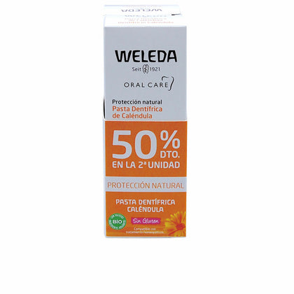 Toothpaste Daily Protection Weleda Oral Care 2 x 75 ml Marigold