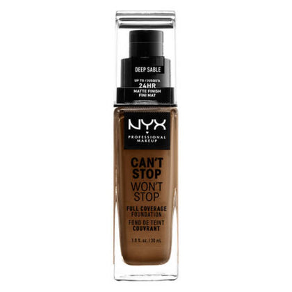 Crème Make-up Base NYX Can't Stop Won't Stop Deep Sable (30 ml)