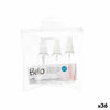 Travel Set Transparent White Plastic (36 Units)