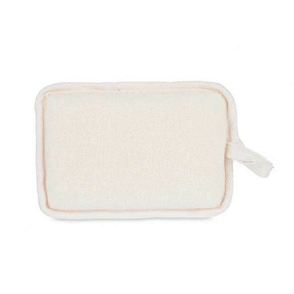 Body Sponge White Beige 11 x 16,5 x 2 cm (24 Units)