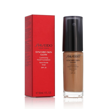 Liquid Make Up Base Shiseido Synchro Skin Glow Nº 05 Golden Spf 20 30 ml